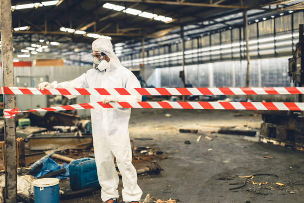 Professional Drug Lab Cleanup technician working in Bartlett, NE